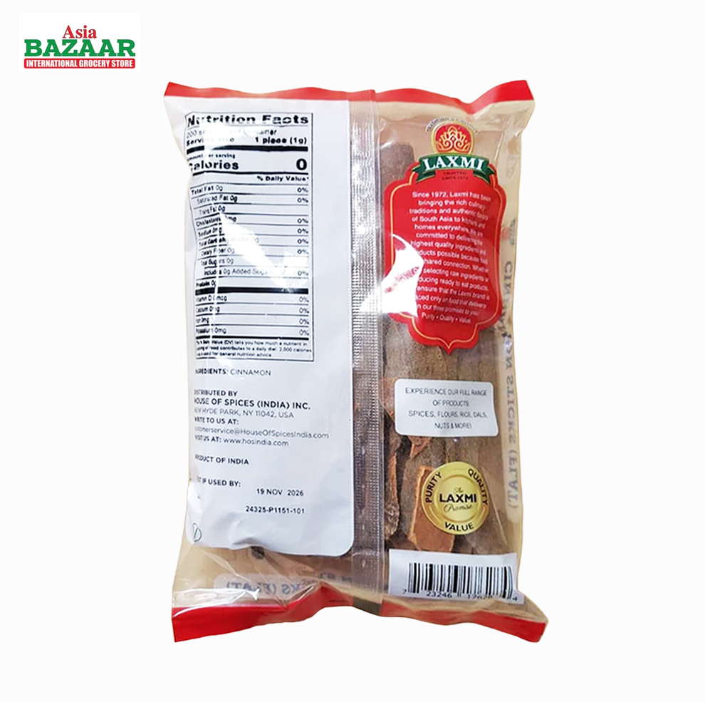 Laxmi Cinnamon Sticks(flat) 200 gm