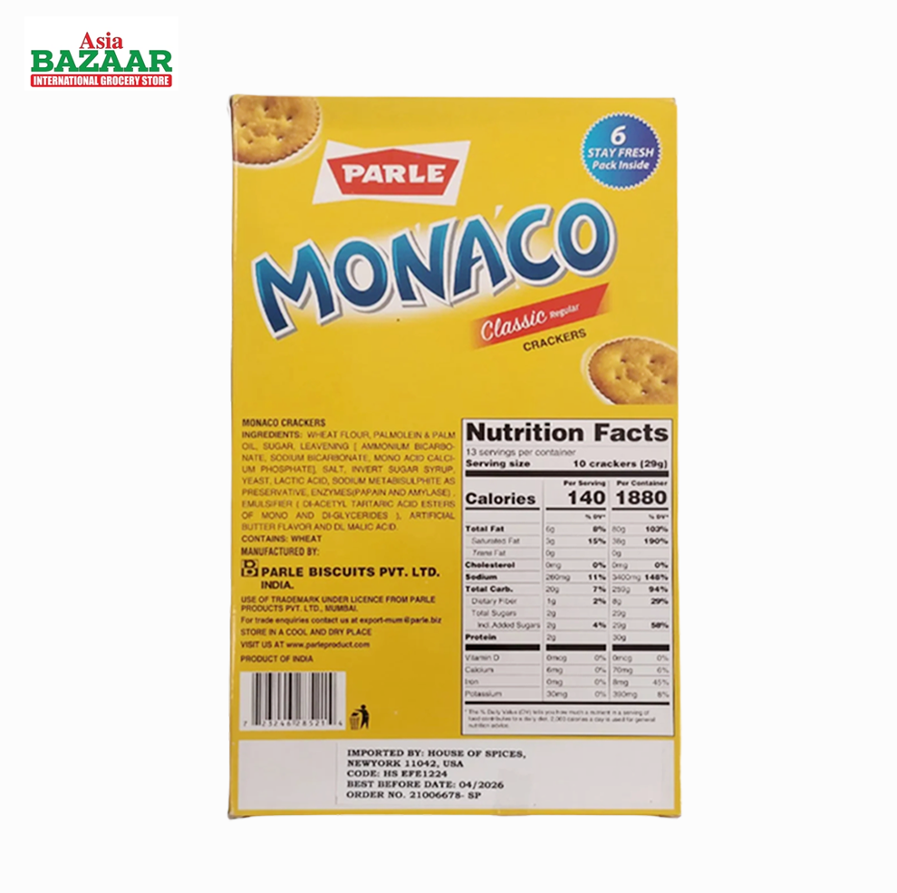 Parle Monaco Classic Crackers 380 gm