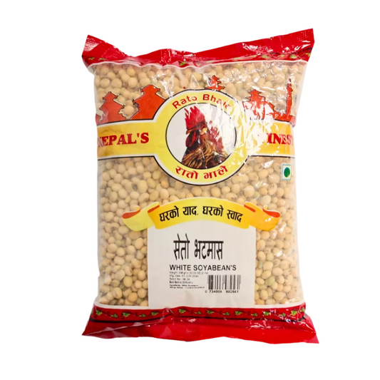Rato Bhale White Soyabean 2Lbs