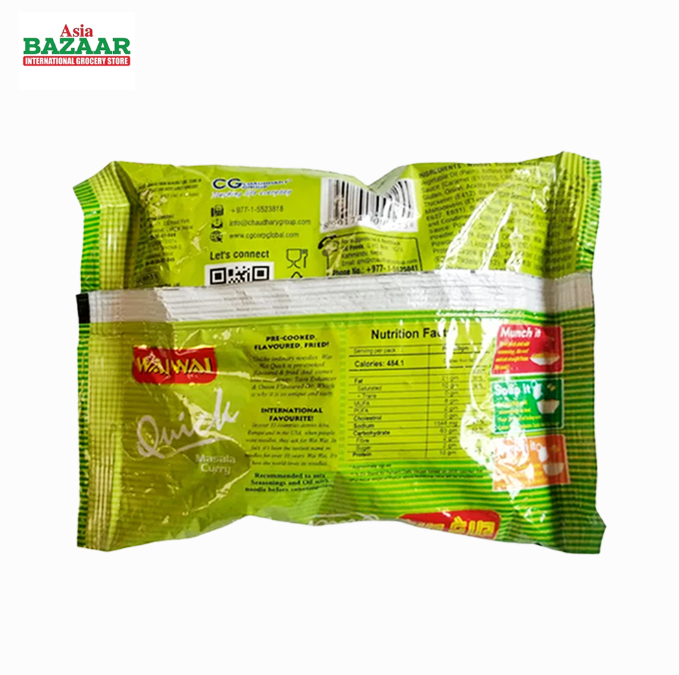 Wai Wai Quick Veg Noodles 60 gm