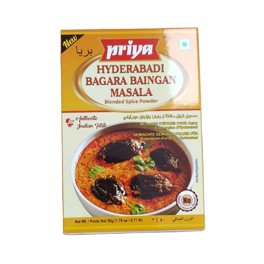 Priya Hydrabadi bagara baingan masala 50g