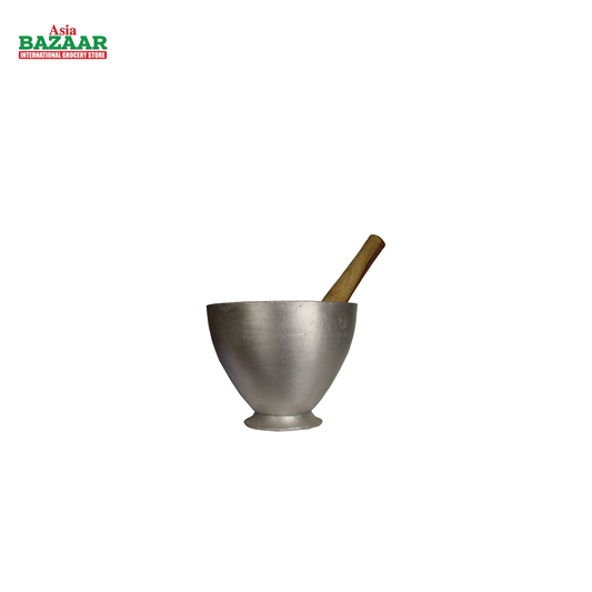 Alum. Mortar/pestle (l)(8.5