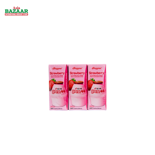 Binggrae MILK (strawberry) 4 X