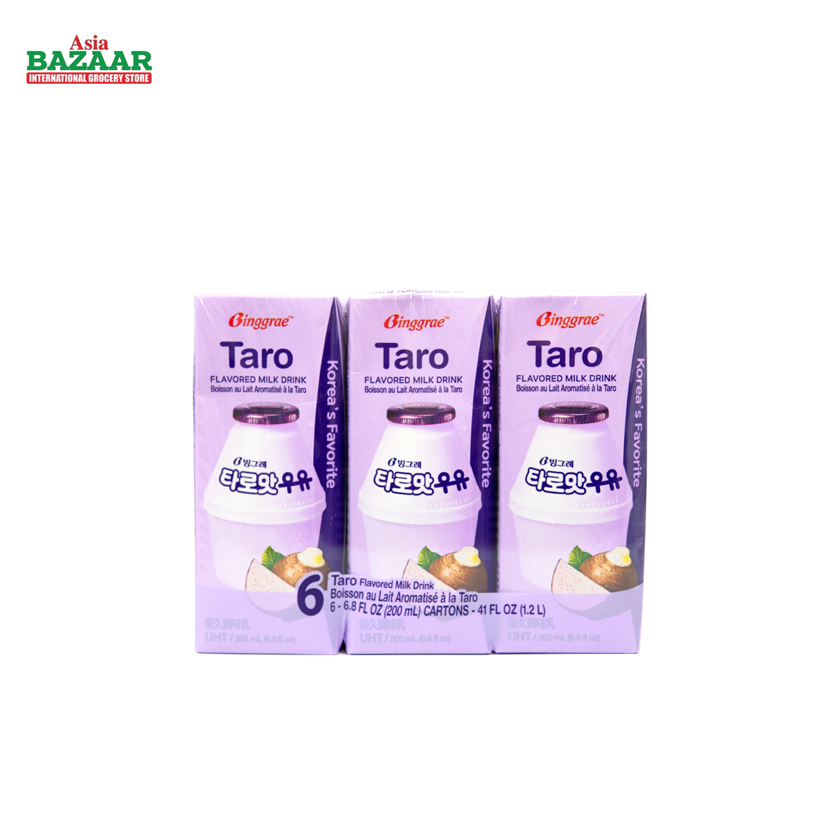 Binggrae MILK (taro) 4 X