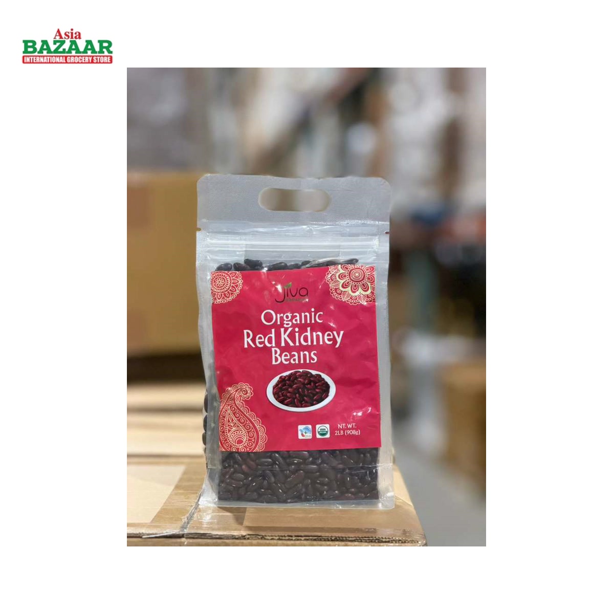 JIVA ORG.RED KIDNEY DARK 2LB