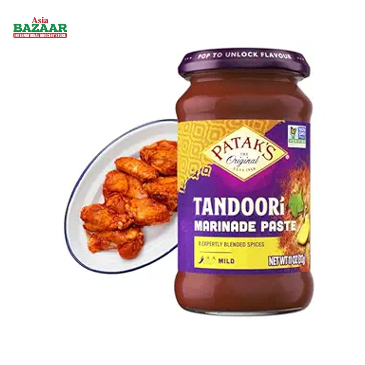 PATAK TANDOORI PASTE MILD 10OZ