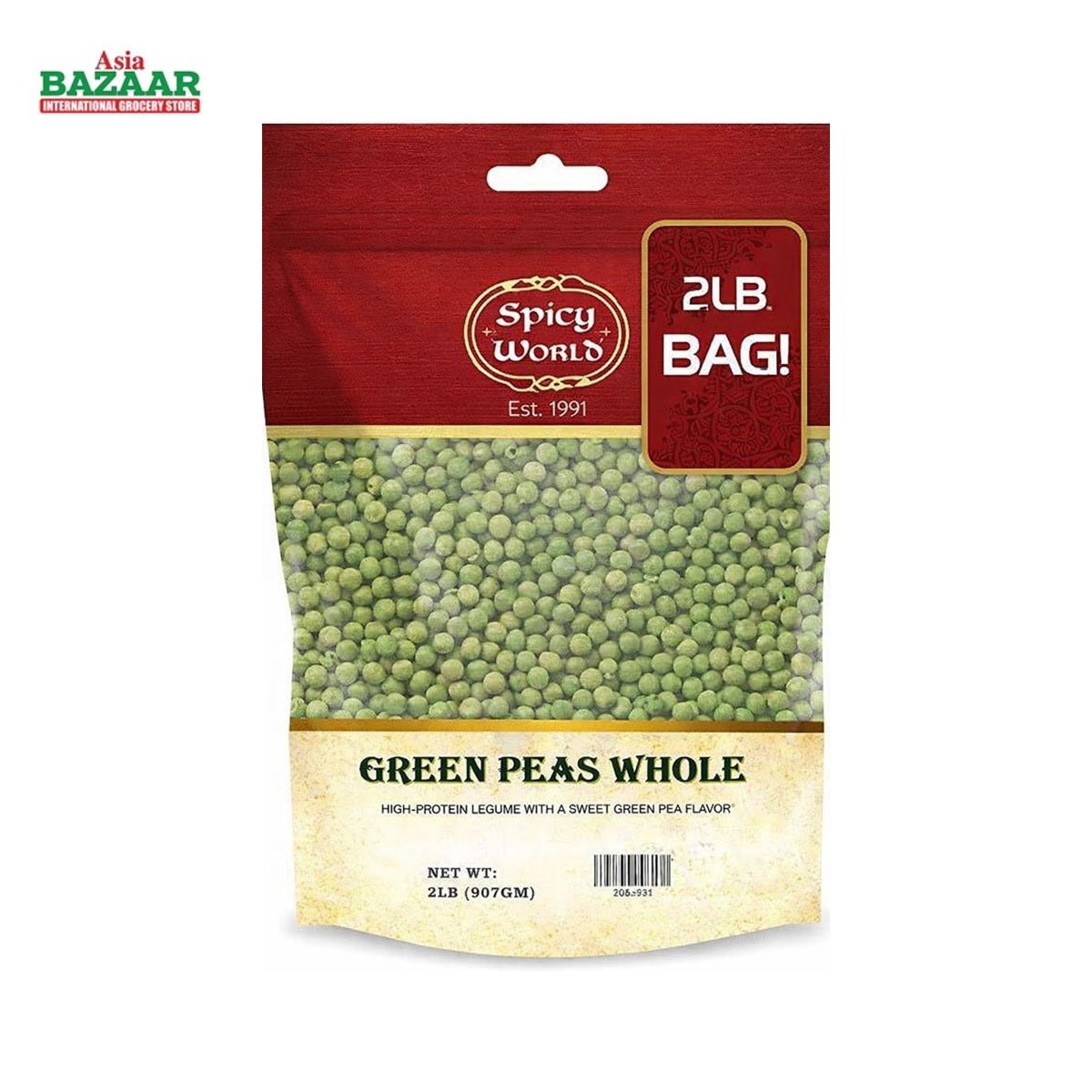 SW GREEN PEAS WHOLE 2LB