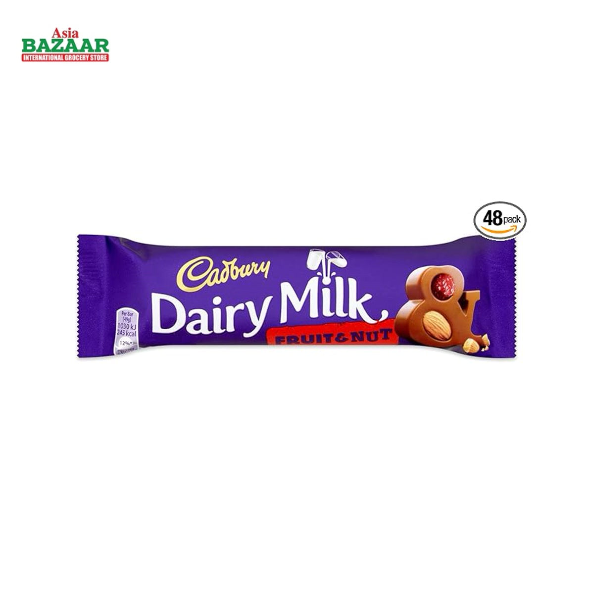 SW RAISIN NUT BAR 45G CS 48