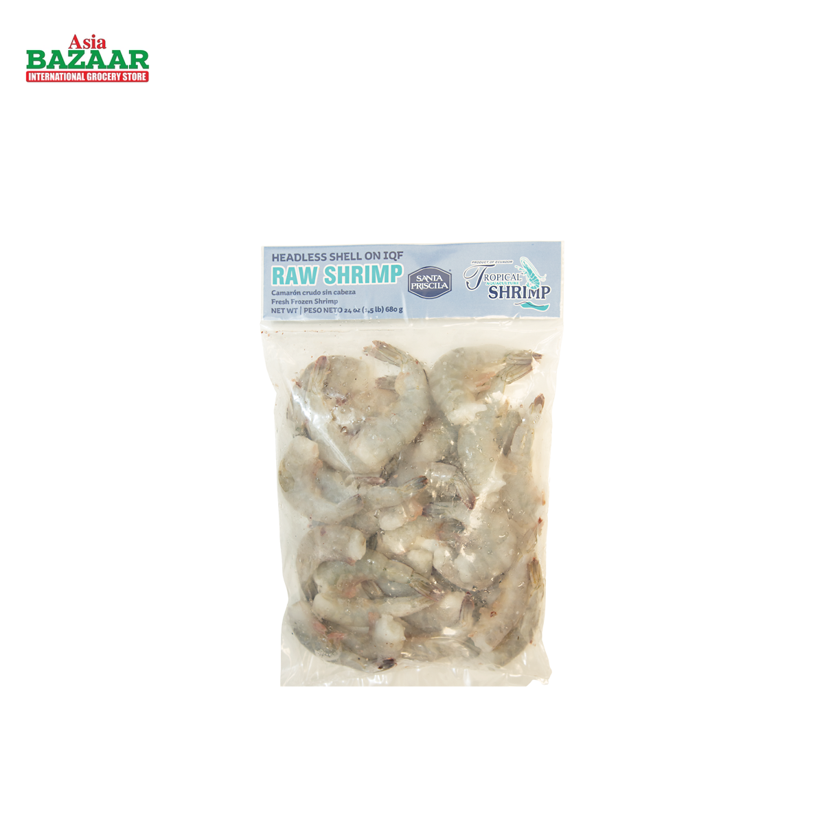 1 FZ 21/25 HLSO SHRIMP IQF