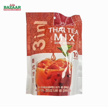 3-in-1 Thai Tea Mix - Instant Milk Tea 200g (10 Sachets)
