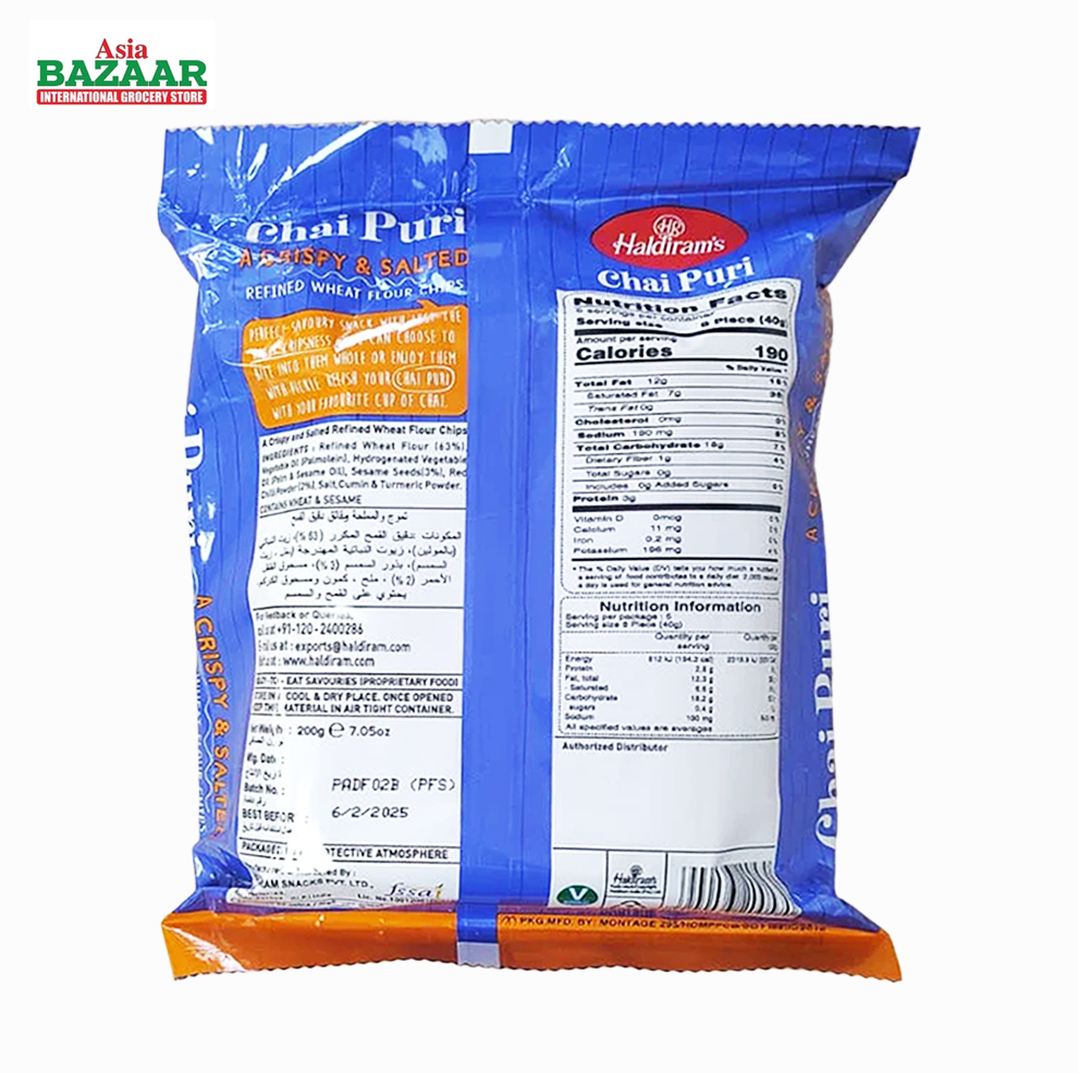 Haldiram Chai Puri 200 gm