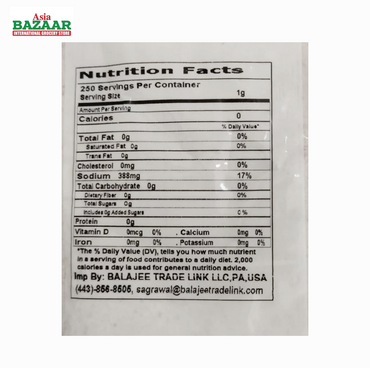 Himalayan Black Salt 250 gm