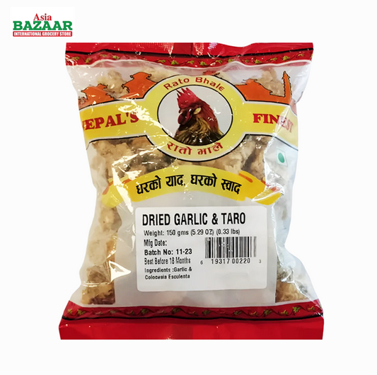 Rato Bhale Dried Garlic and Taro 150 gm