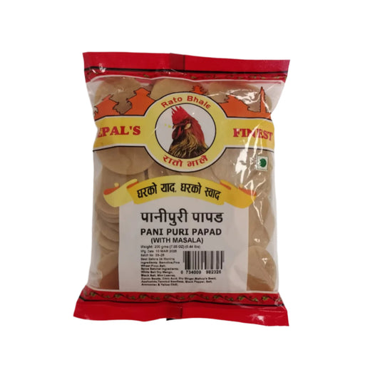 Rato Bhale Pani puri Papad 200 gm