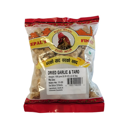 Rato Bhale Dried Garlic and Taro 150 gm