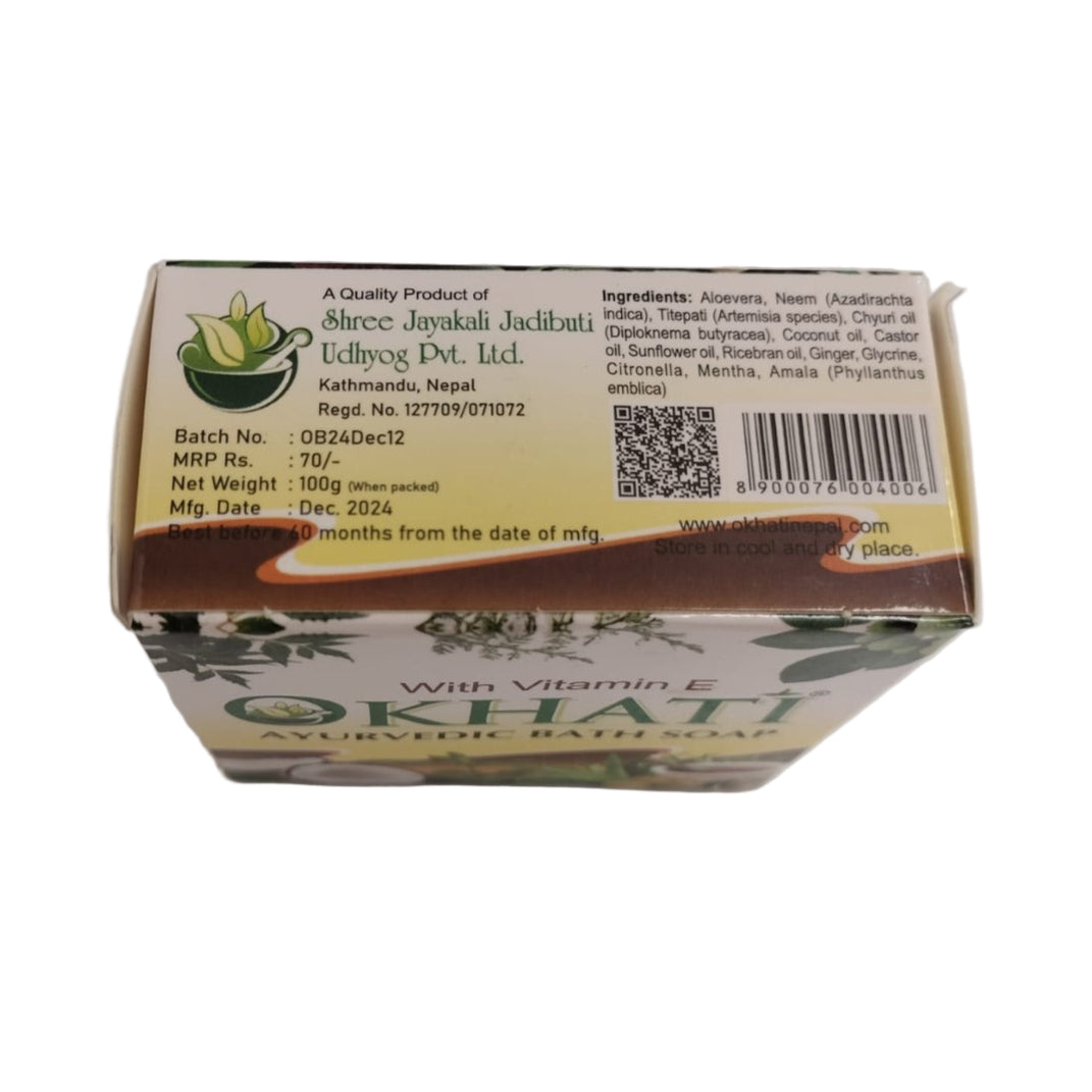 Okhati Aurvedic Papaya  Soap  75 GM
