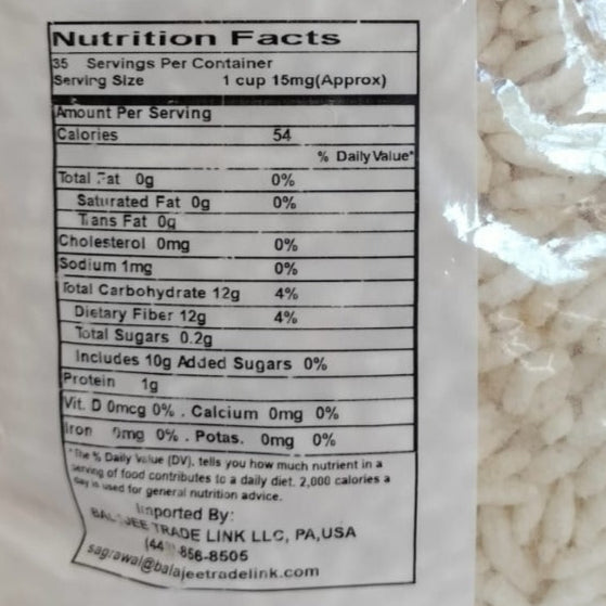 Rato Bhale Puffed Rice 1.1lb