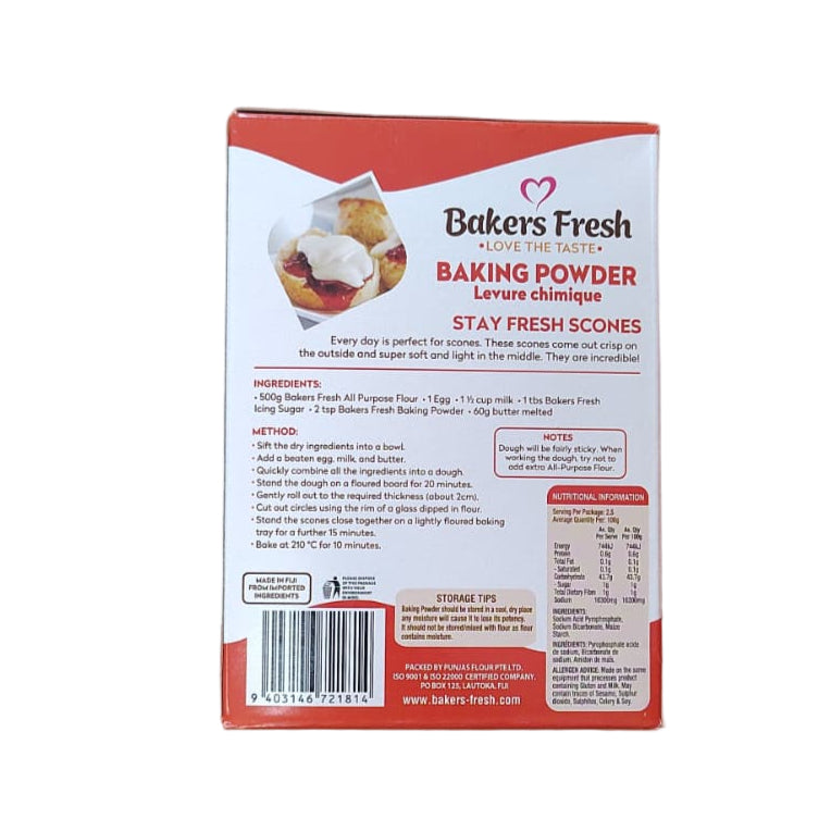 Bakers Fresh Baking Powder 250g