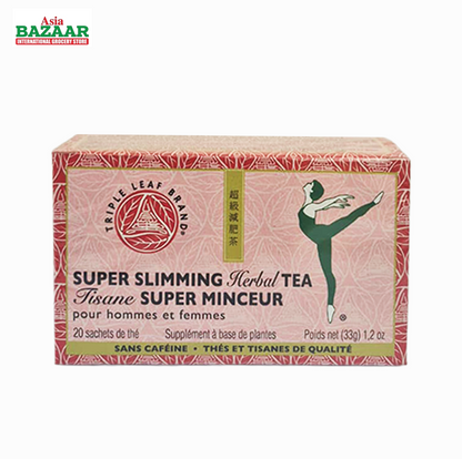 Triple Leaf Brand Super Slimming Herbal Tea Decafinated