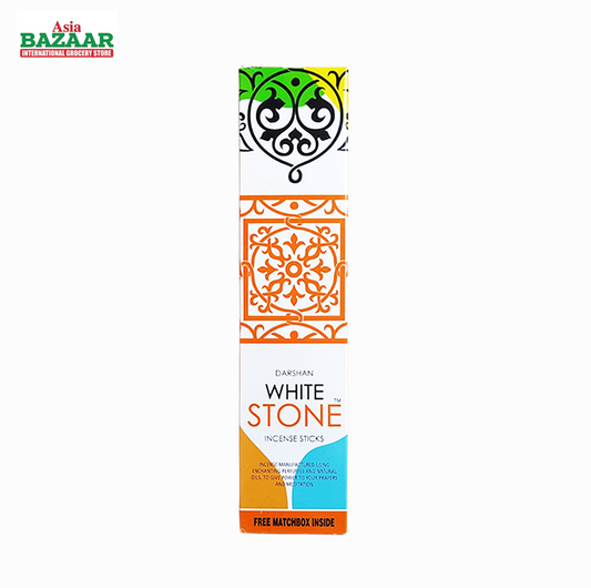 Darshan White Stone Agarbatti- Premium Incense Sticks