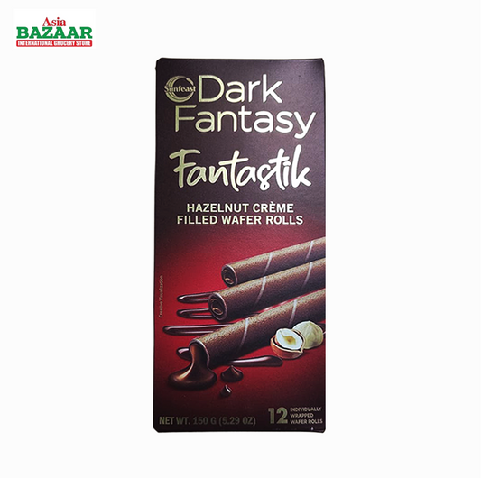 Dark Fantasy Fantastik Hazelnut Creme Filled Wafer Rolls