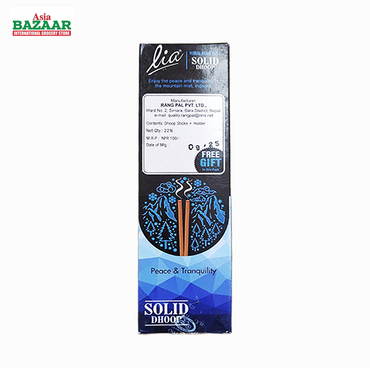 Lia Himalayan Mist Solid Dhoop - Incense Sticks