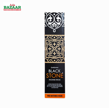 Darshan Black Stone Agarbatti - Incense Sticks