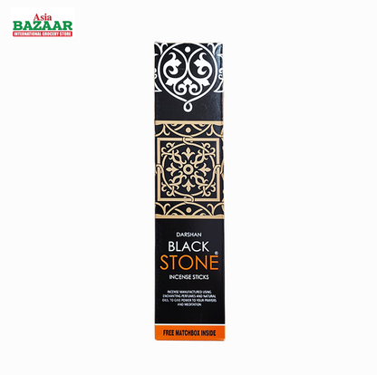 Darshan Black Stone Agarbatti - Incense Sticks