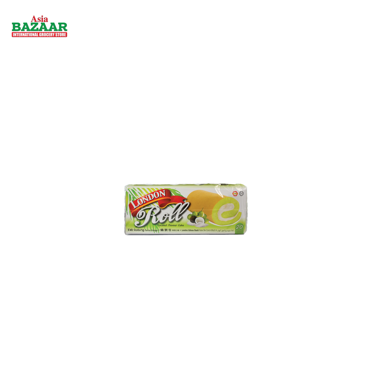 Cocnt/pandn ROLL CAKE (20pcs)