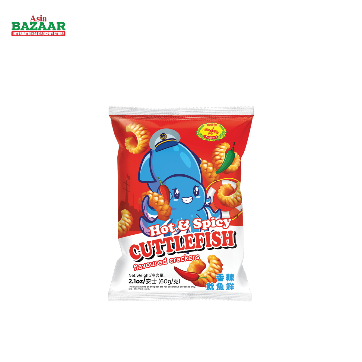 DF SPICY Cuttlefish Crackers