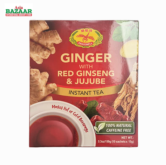 Dragonfly Ginger with Red Ginseng & Jujube Instant Tea Drink Mix