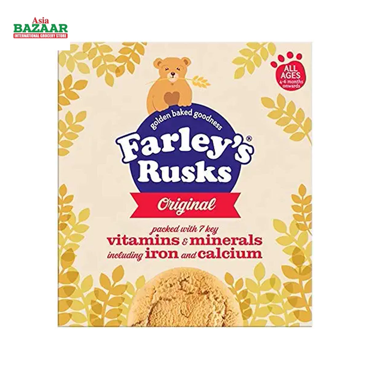FARLEY'S RUSKS 18'S 300G