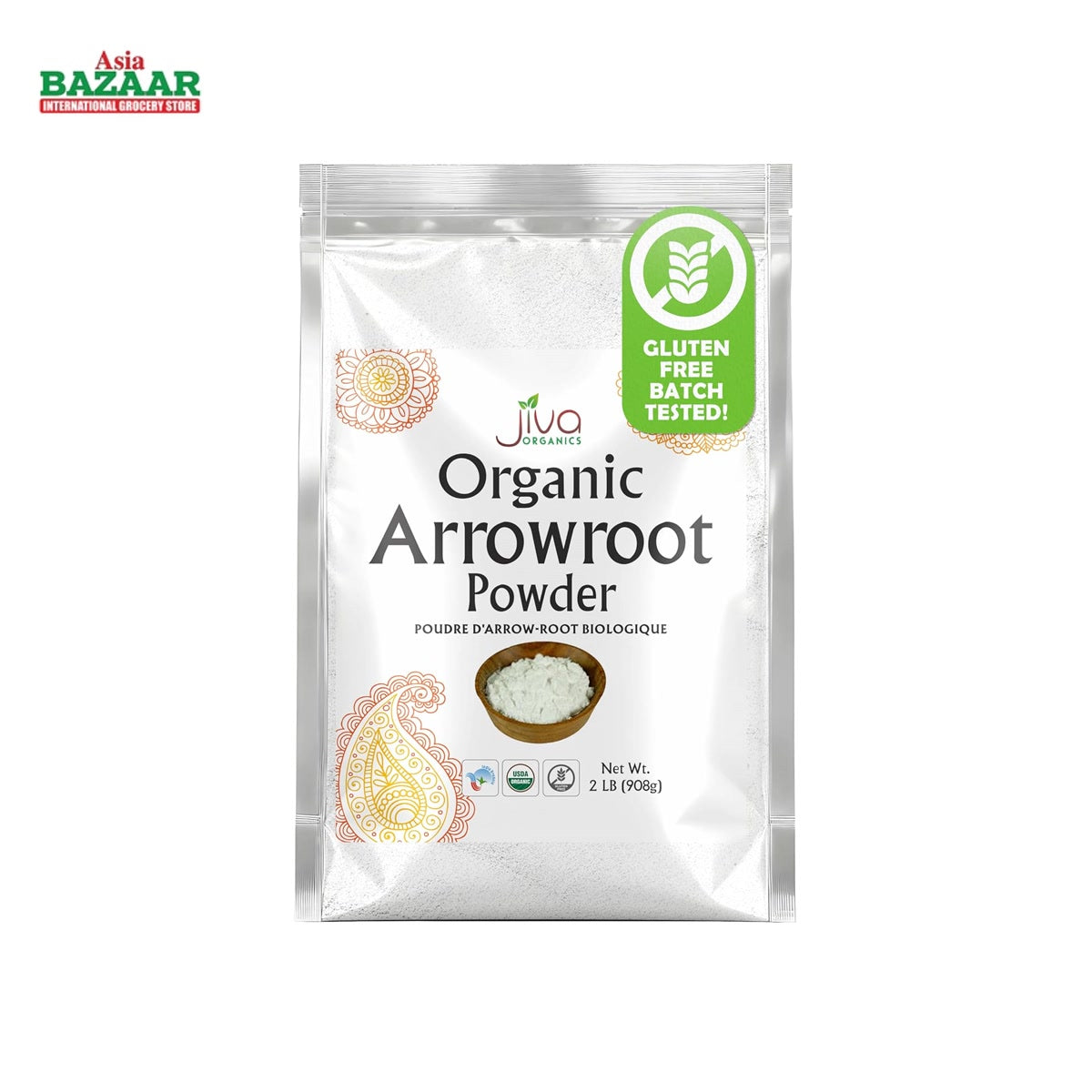 JIVA ORG. ARROWROOT PDR 2LB
