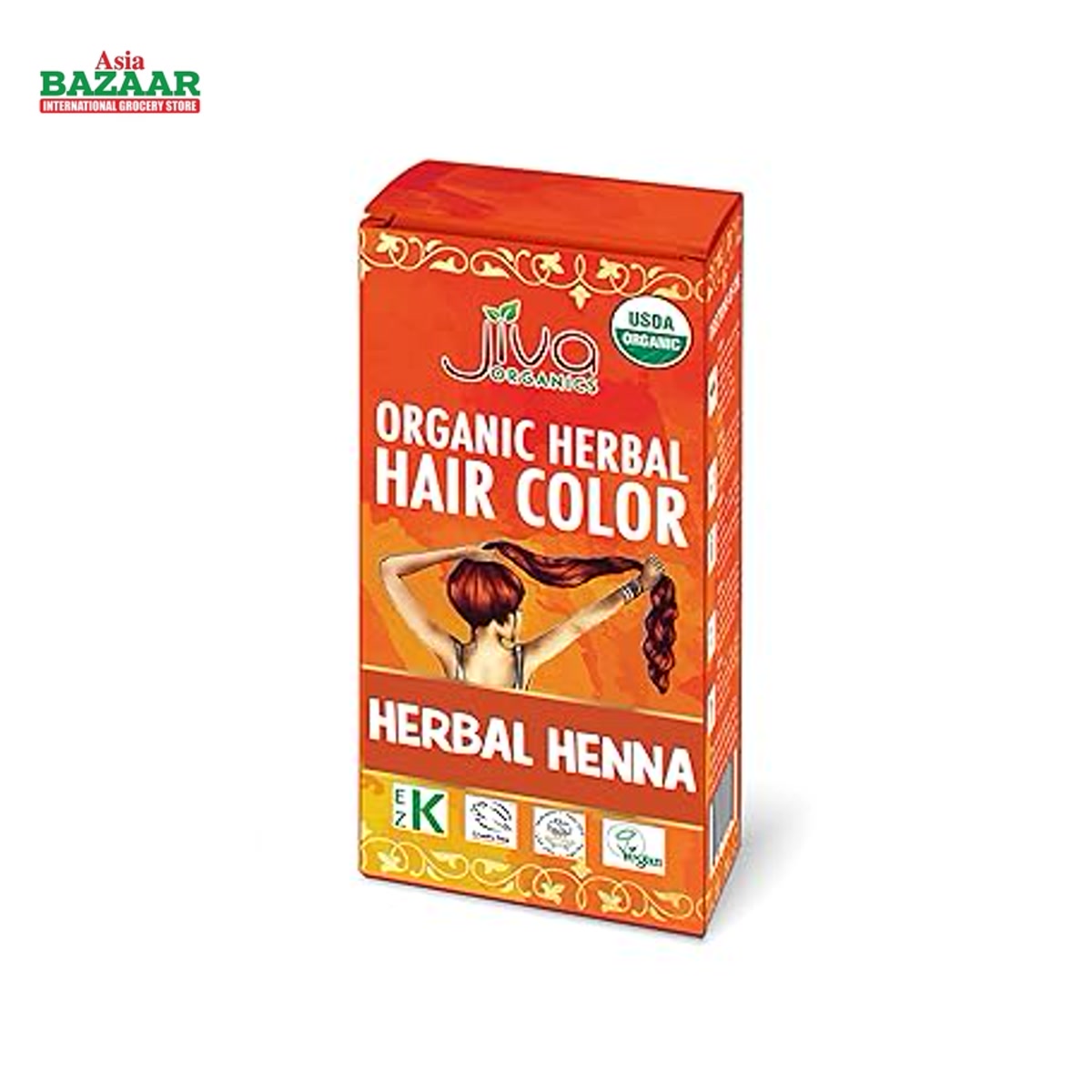 JIVA ORG. HERBAL HENNA 100G