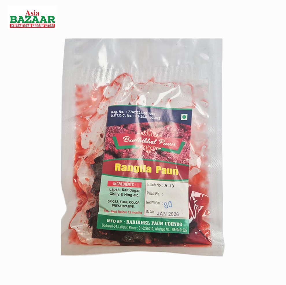 Badhikhel Rangila Lapsi Paun – Sweet & Spicy Nepali Snack 125g