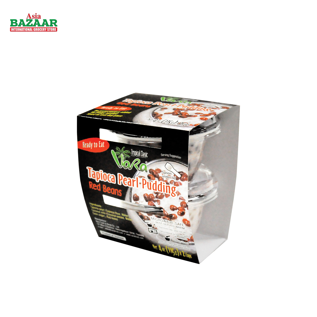 RED BEAN Tapioca Pudding (2pk)